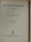 Felix Riesenberg - Az utolsó éjszaka [antikvár]