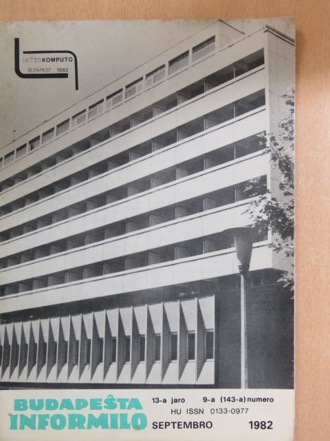 Budapesta Informilo Septembro 1982 [antikvár]