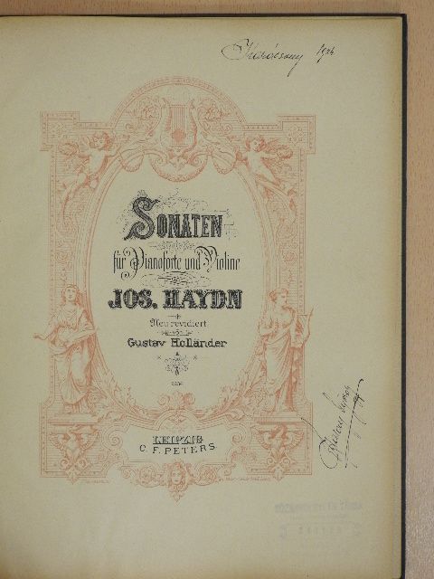 Jos. Haydn - Sonaten für Pianoforte und Violine [antikvár]