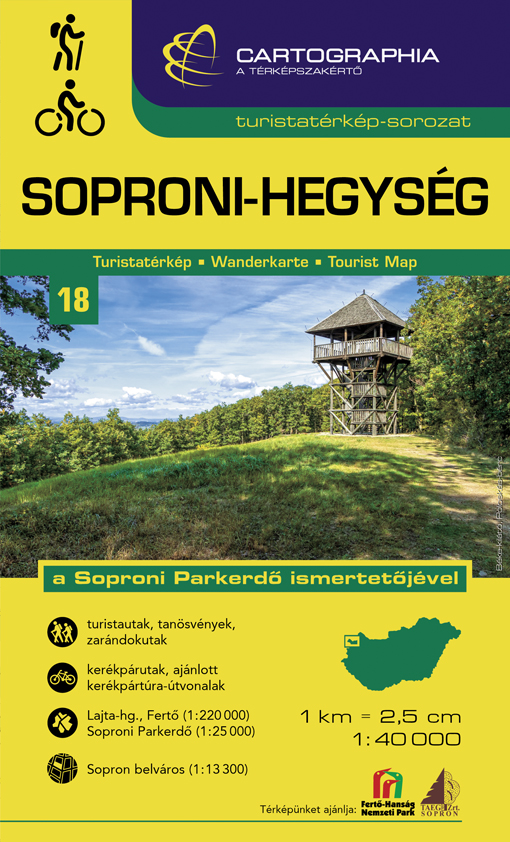 Soproni-hegység turistatérkép