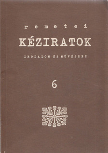 Oláh János - Remetei kéziratok 6. - 1992/1. [antikvár]
