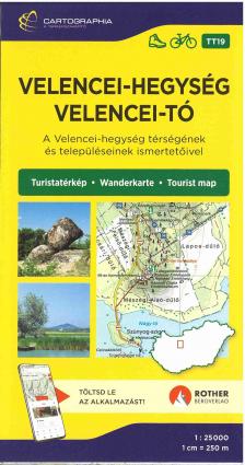 Velencei-hegység - Velencei-tó turistatérkép