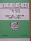 Fodor Zoltán - Agrártörténeti Szemle 2001/1-2. [antikvár]