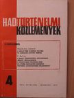 Ács Tibor - Hadtörténelmi Közlemények 1979/4. [antikvár]