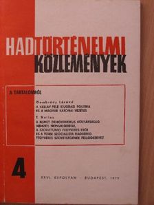 Ács Tibor - Hadtörténelmi Közlemények 1979/4. [antikvár]