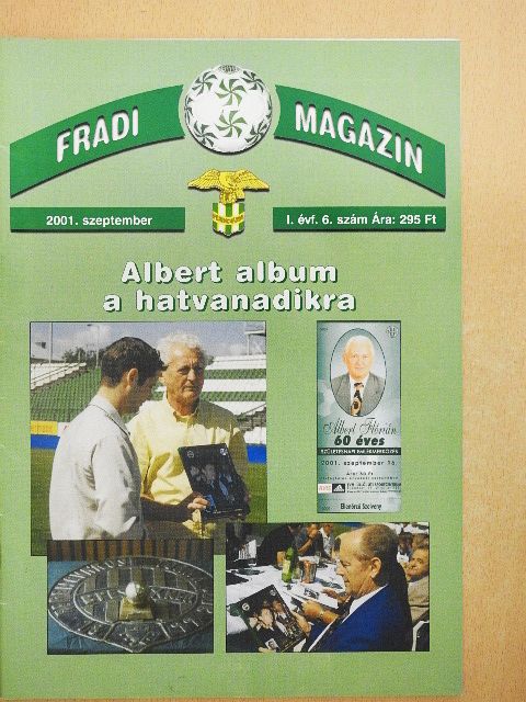 Füzesi Péter - Fradi Magazin 2001. szeptember [antikvár]