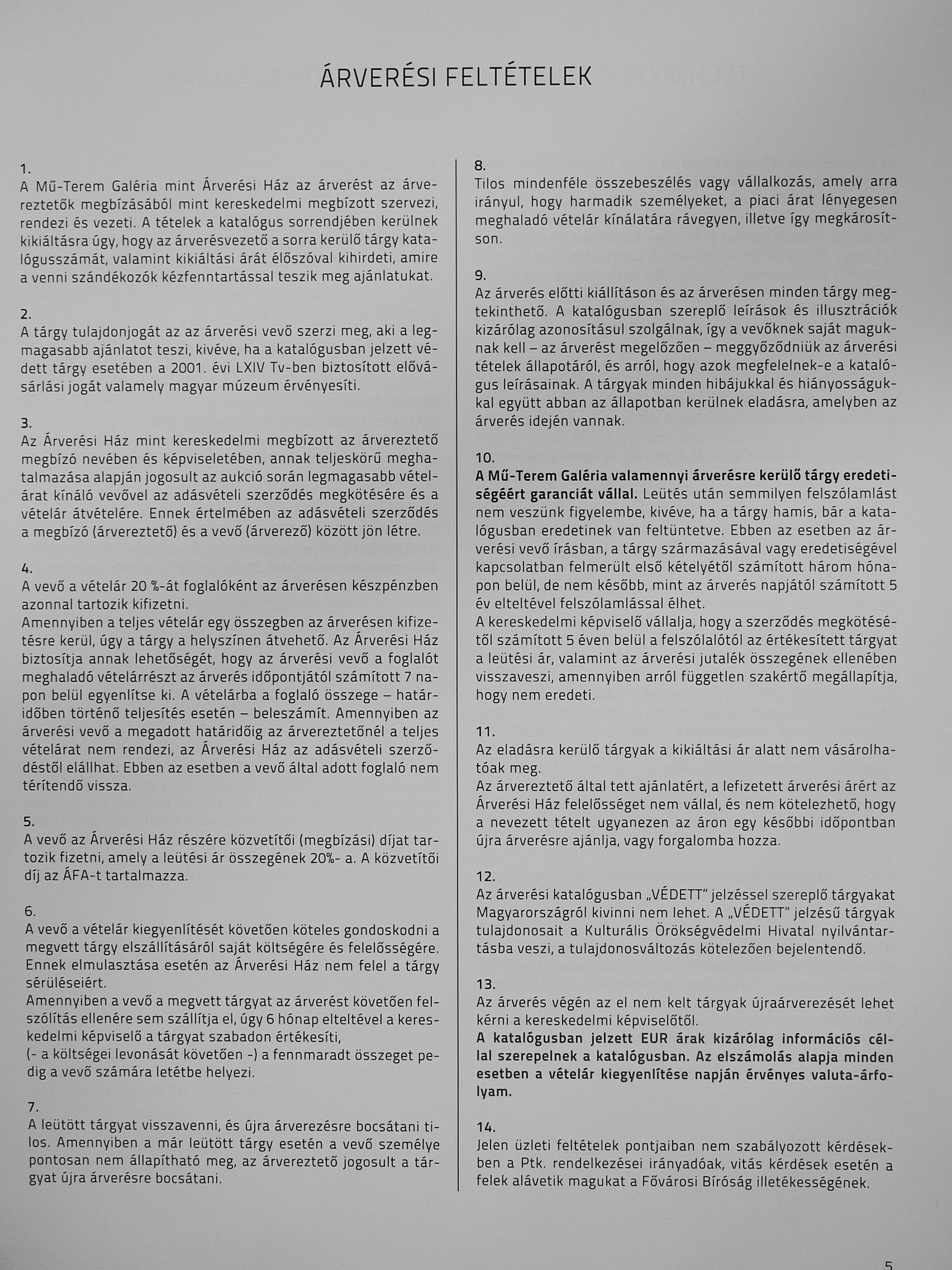 Virág Judit Galéria és Aukciósház - Őszi aukció 2014 [antikvár]