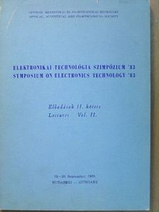 Elektronikai technológia szimpózium '83 [antikvár]