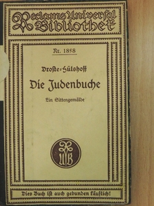 Annette Freiin von Droste-Hülshoff - Die Judenbuche (gótbetűs) [antikvár]