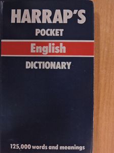 Harrap's Pocket English Dictionary [antikvár]