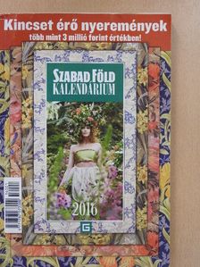 Szabad Föld kalendárium 2016. [antikvár]