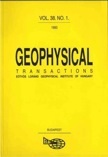 Hegybíró Zsuzsanna - Geophysical Transactions vol. 38. no. 1. [antikvár]