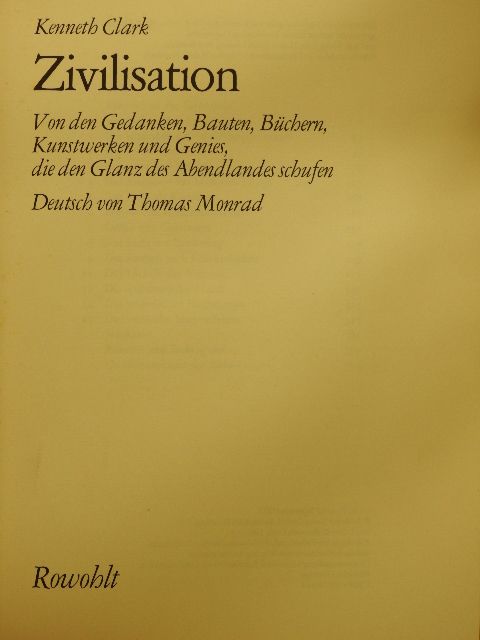 Kenneth Clark - Zivilisation [antikvár]