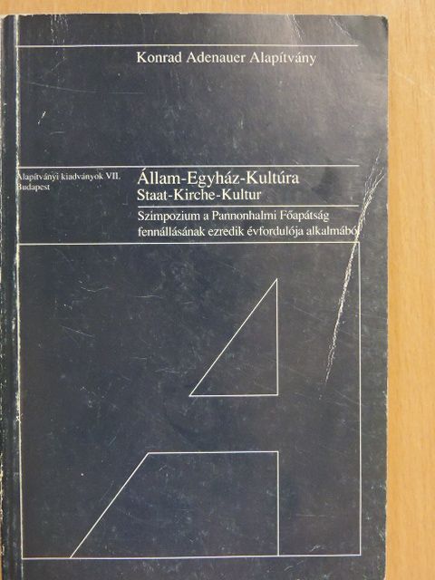 Állam-egyház-kultúra [antikvár]