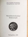 Boros László - Társadalomtudományi Közlemények [antikvár]