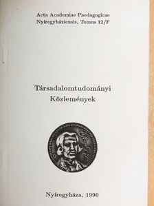 Boros László - Társadalomtudományi Közlemények [antikvár]