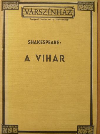 Shakespeare - Shakespeare: A vihar [antikvár]