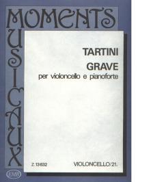 TARTINI - GRAVE GORDONKÁRA ÉS ZONGORÁRA, (PEJTSIK) MOMENTS MUSICAUX KÖNNYŰ