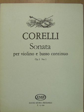 Arcangelo Corelli - Sonata per violino e basso continuo [antikvár]