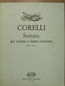 Arcangelo Corelli - Sonata per violino e basso continuo [antikvár]