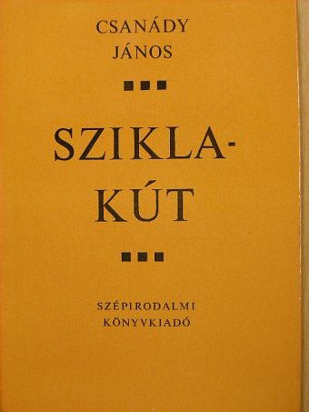 Csanády János - Sziklakút [antikvár]