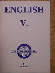Bíró Pál - English V. [antikvár]