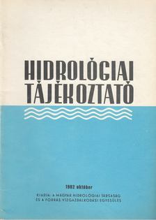 KÖRNYEI LÁSZLÓ - Hidrológiai Tájékoztató 1982 október [antikvár]