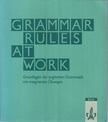 B. Stemmer, T. Wynne, M. Easterbrook, K.-H. Noetzel - Grammar Rules at Work [antikvár]