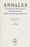 Szathmári I. (szerk.) - Annales Universitatis Scientiarum Budapestinensis de Rolando Eötvös nominatae [antikvár]