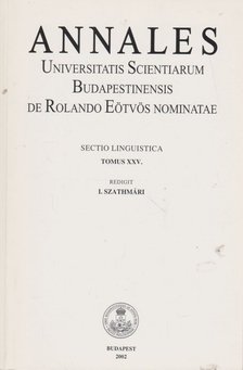 Szathmári I. (szerk.) - Annales Universitatis Scientiarum Budapestinensis de Rolando Eötvös nominatae [antikvár]