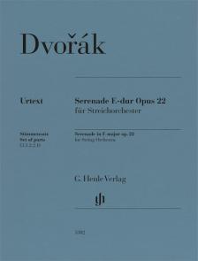 DVORAK - SERENADE E-DUR OP.22 FÜR STREICHORCHESTER. STIMMEN (3,3,2,2,1)