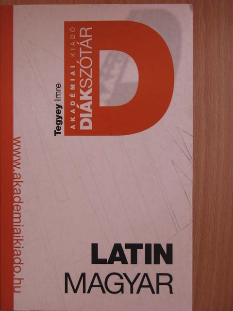 Latin-magyar diákszótár [antikvár]