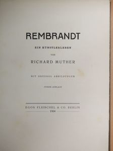Richard Muther - Rembrandt [antikvár]