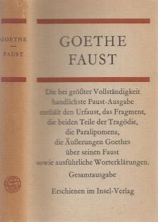 Johann Wolfgang Goethe - Faust [antikvár]