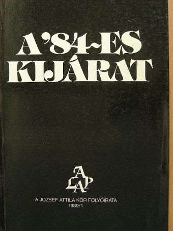 Erdély Miklós - A '84-es kijárat [antikvár]