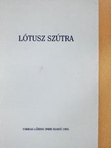 Porosz Tibor - Lótusz szútra [antikvár]