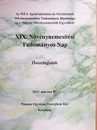 Dénes Ferenc - XIX. Növénynemesítési Tudományos Nap [antikvár]