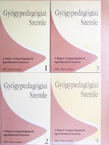 Domonkos Ágnes - Gyógypedagógiai Szemle 2007. január-december [antikvár]
