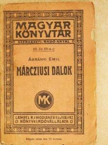 Ábrányi Emil - Márcziusi dalok [antikvár]