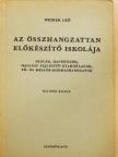 Weiner Leó - Az összhangzattan előkészítő iskolája [antikvár]