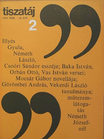 Ablonczy László - Tiszatáj 1979. február [antikvár]