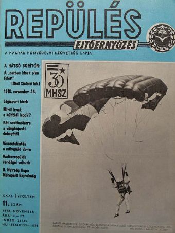 Repülés-ejtőernyőzés 1978. november [antikvár]