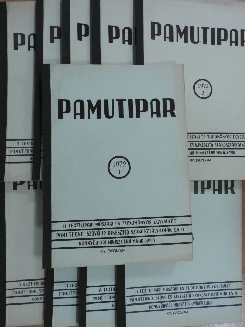 Pamutipar 1972. (nem teljes évfolyam) [antikvár]