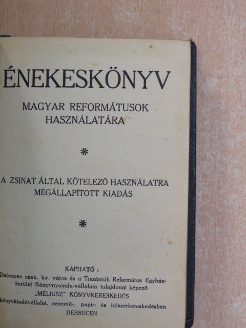 Énekeskönyv [antikvár]