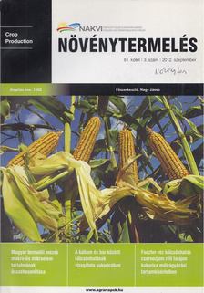 Nagy János (főszerk.) - Növénytermelés 2012. szeptember [antikvár]