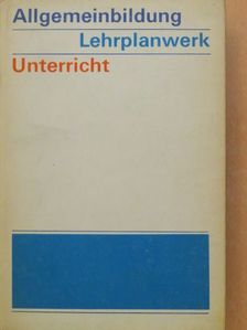 Gerd Stöhr - Allgemeinbildung Lehrplanwerk Unterricht [antikvár]