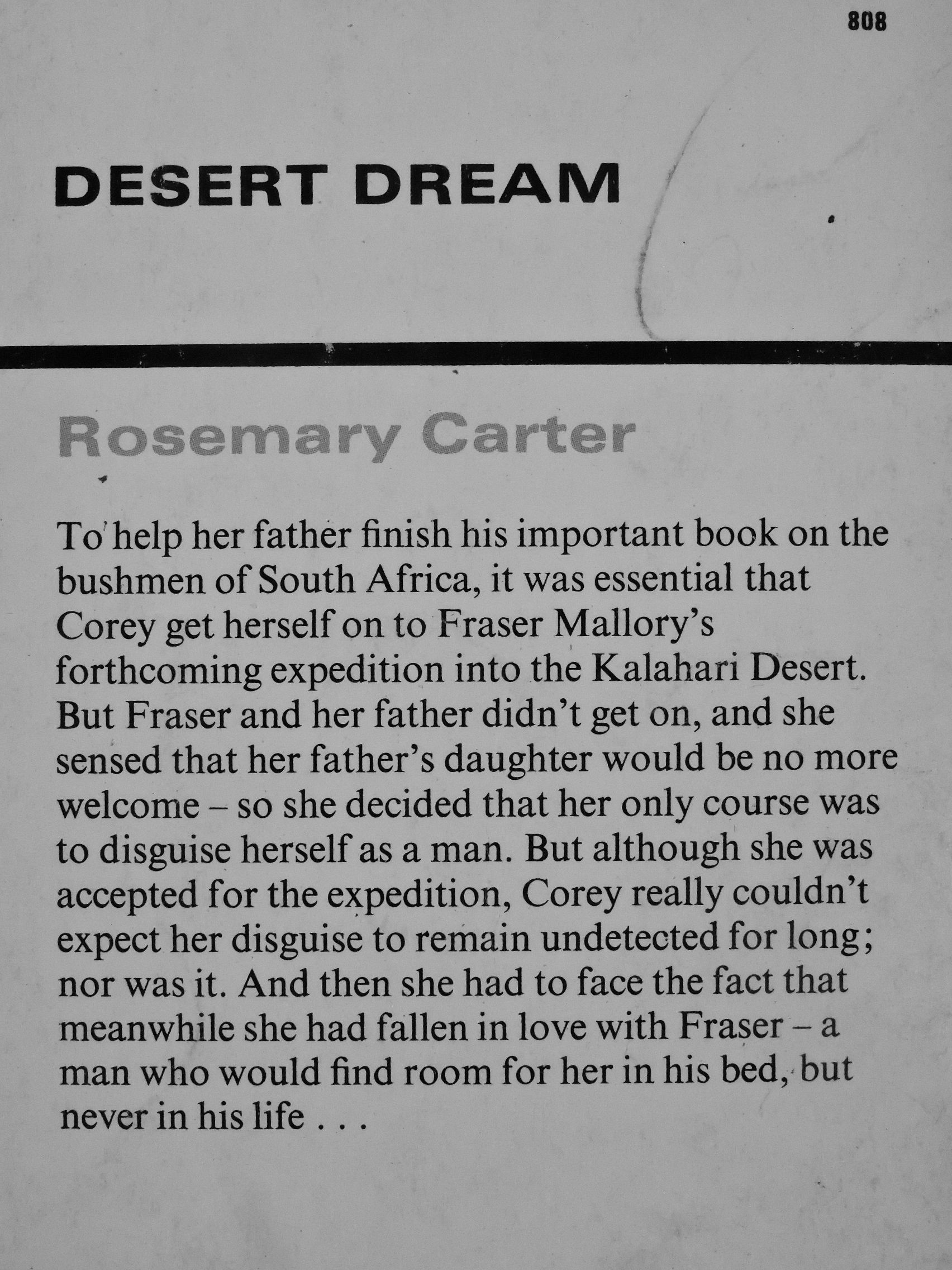 Rosemary Carter - Desert Dream [antikvár]
