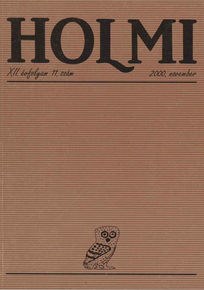 Réz Pál - HOLMI 2000. november [antikvár]