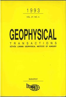 Hegybíró Zsuzsanna - Geophysical Transactions vol. 37. no. 4. [antikvár]