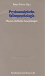 Peter Kutter - Psychoanalytische Selbstpsychologie [antikvár]